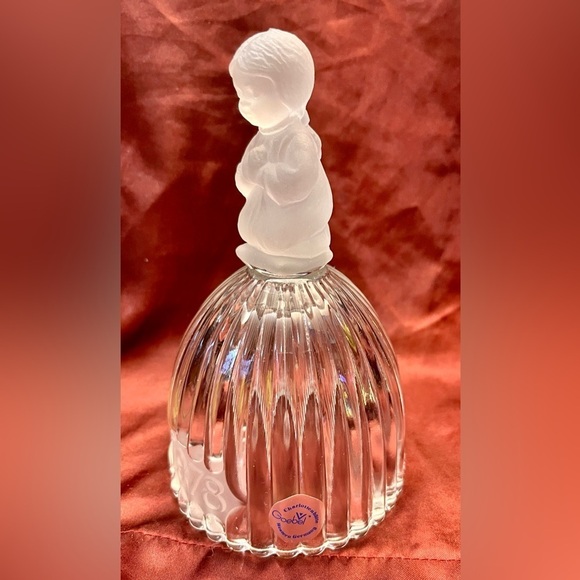 House of Goebel 1978 Crystal Bell Girl Praying Prayer West Germany Tags VTG New - Picture 4 of 13